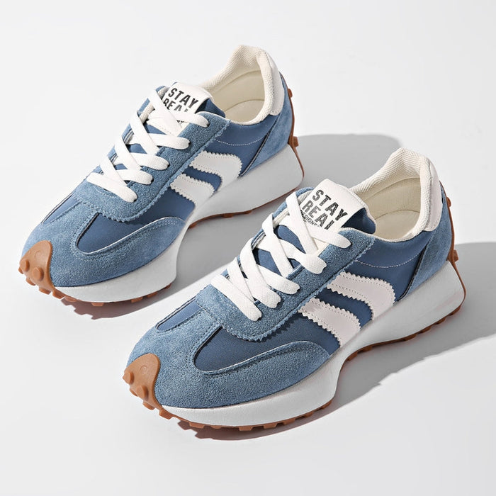 Reeve | Women's Retro Platform Trainers Lace Up Chunky Sole