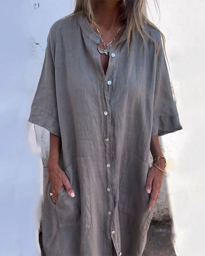 Valerie | Boho Shirt Dress