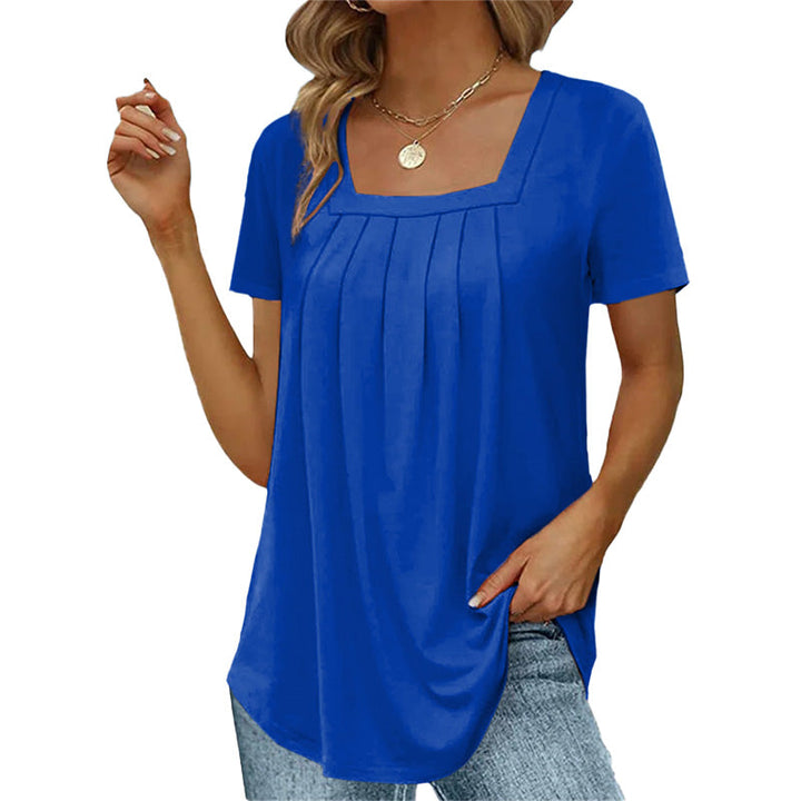 Brenda | Elegant Pleated Blouse