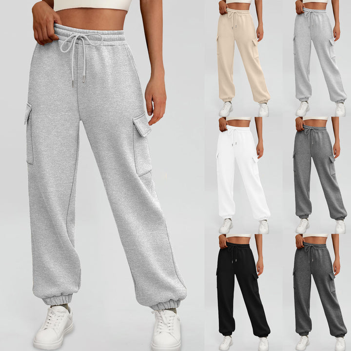 Fleece Lined Baggy Joggers, Women&