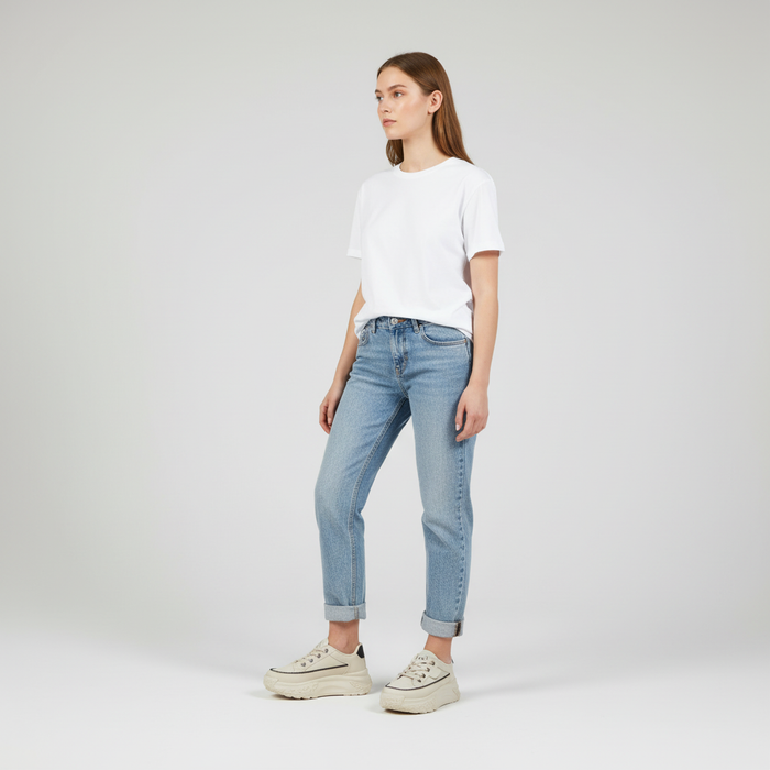 Women's Chunky Platform Trainers Anti-Slip Lace-Up