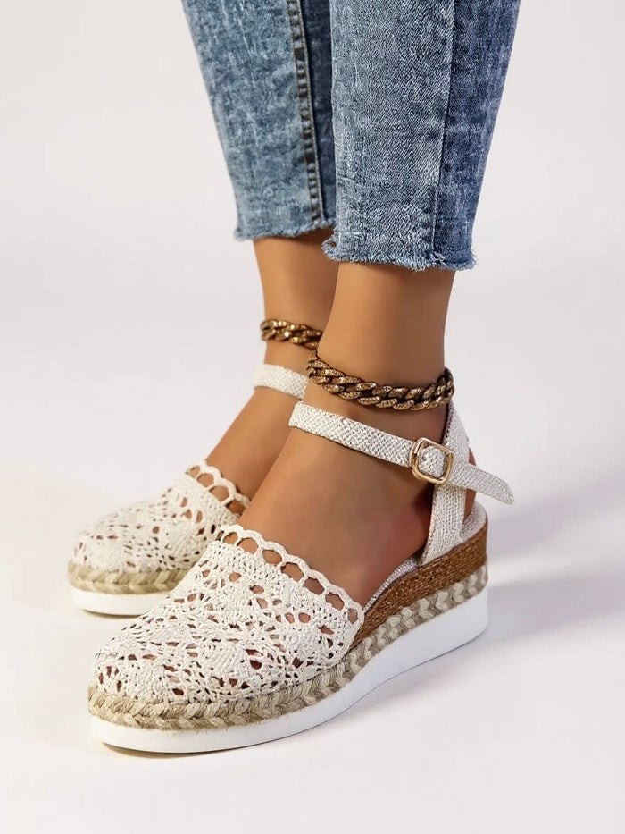 Darby | Women's Boho Woven Platform Sandals