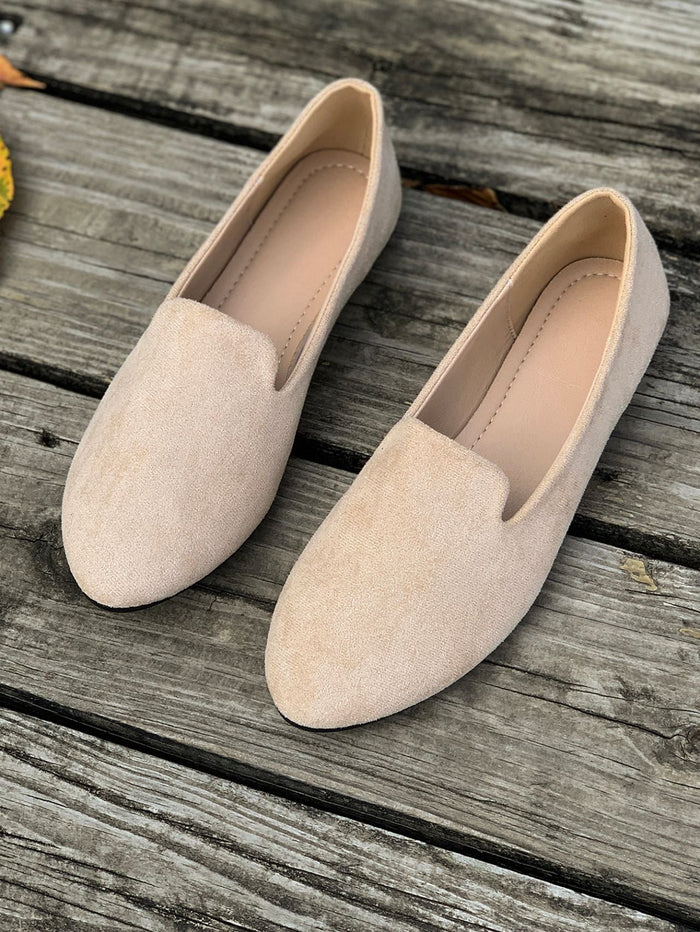 Women's Pointed Loafers with Cushioned Insole