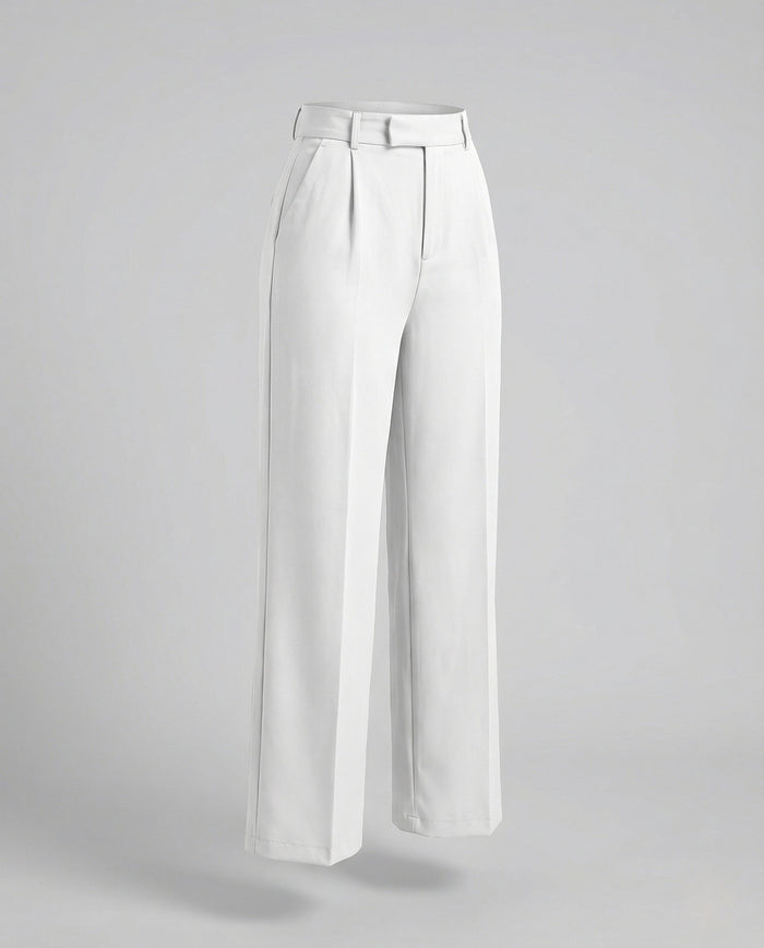 Women's Wide-Leg Trousers High-Waisted Tailored