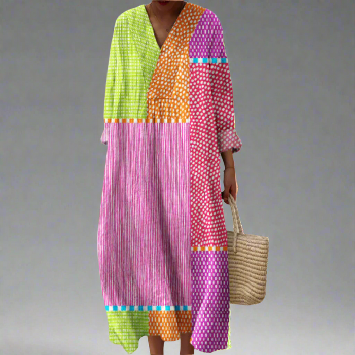 May | Elegant Geometric Dress