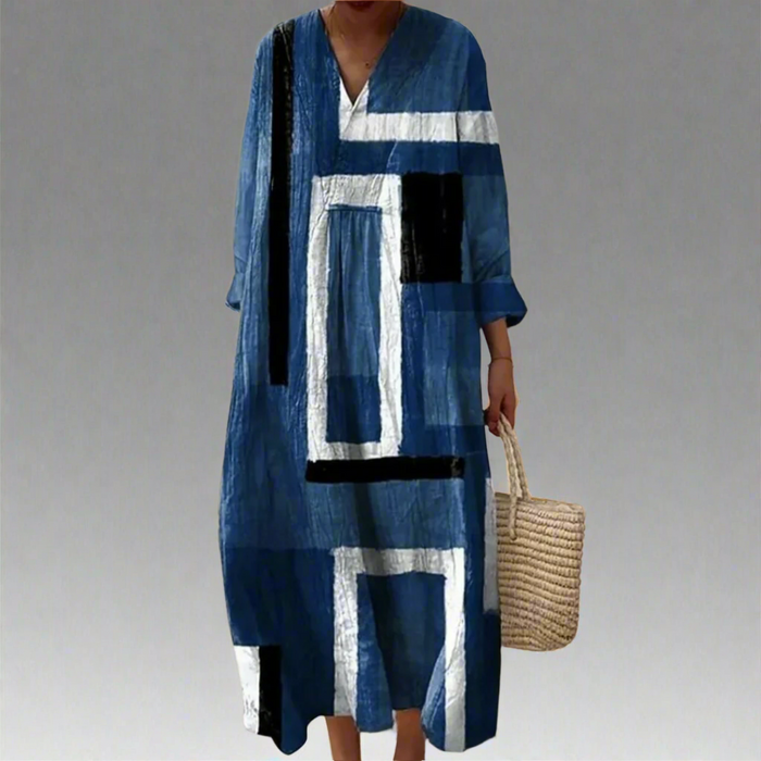 Leah | Elegant Geometric Dress