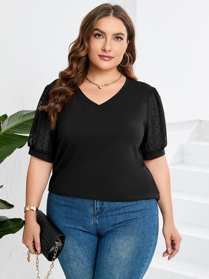 Sophora | Elegant V-Neck Top