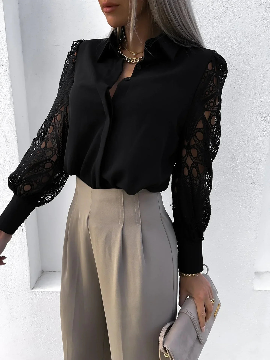 Lily | Sophisticated Blouse with Exquisite Sleeves