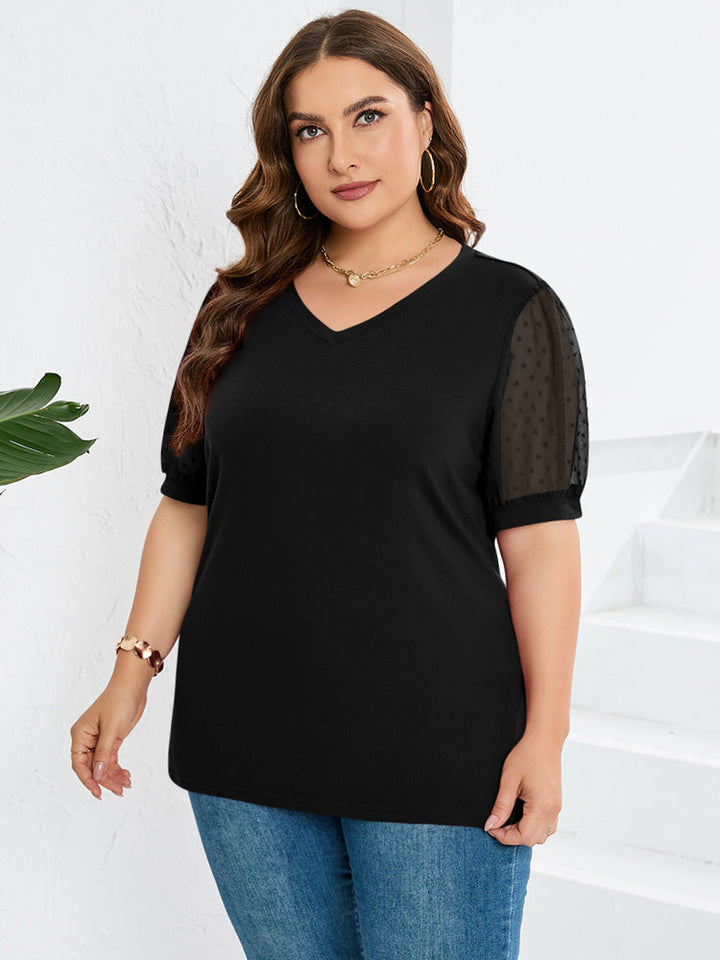 Sophora | Elegant V-Neck Top