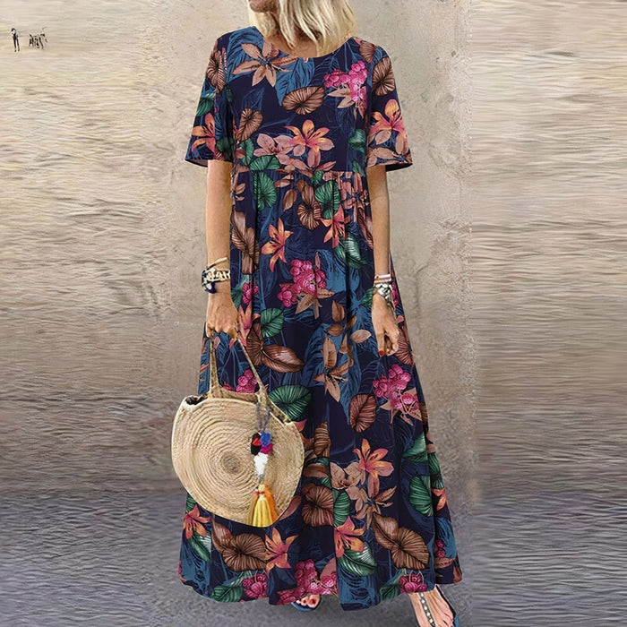 Juniper | Women's Floral Lace Flowy Draped Maxi Dress