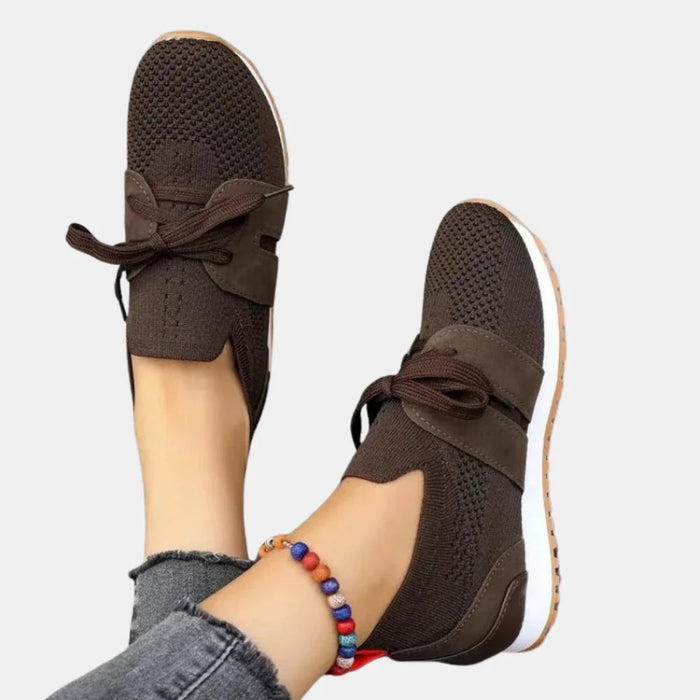 Women's Mesh Lace-Up Sneakers Breathable Lightweight