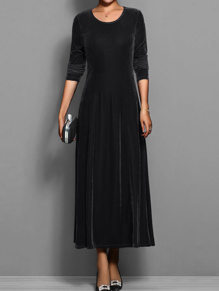Elizabeth | Soft Velvet Dress