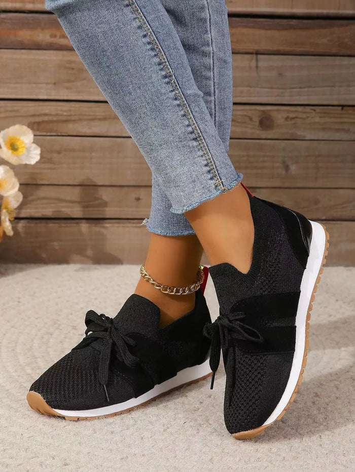 Ophelia | Women's Bow Slip-On Trainers