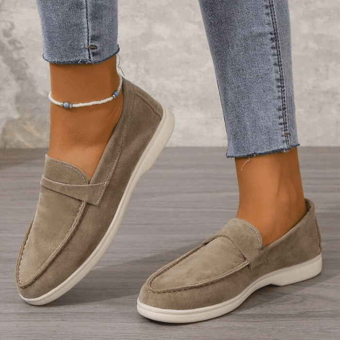 Women's Slip-On Loafers with Cushioned Sole